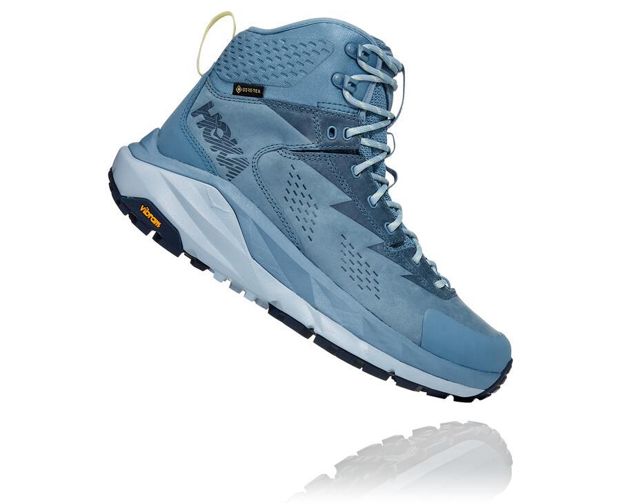 Botas De Montaña Hoka One One Mujer - Kaha Gore-Tex - Azules - DSV973581